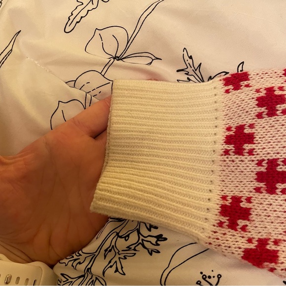 🎉❄️🎉HP🎉❄️🎉 EXLURA Red and White Snowflake Ugly Christmas Sweater - size XL - Picture 10 of 11